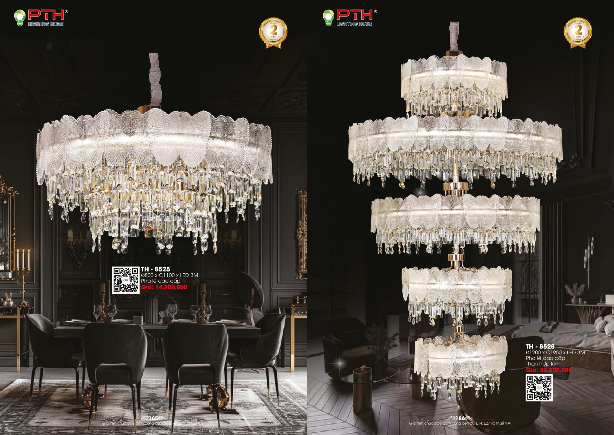 Bảng giá đèn trang trí PTH Lighting Home 2026